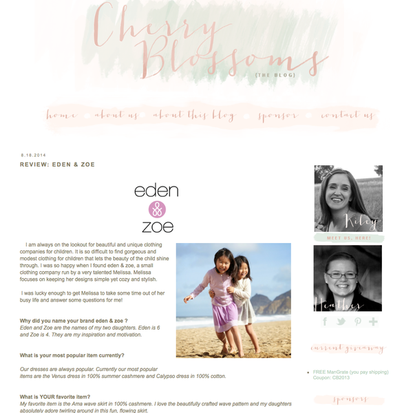 Cherry Blossoms Blog