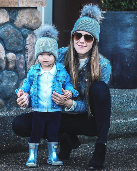 Matching with your mommy 💕