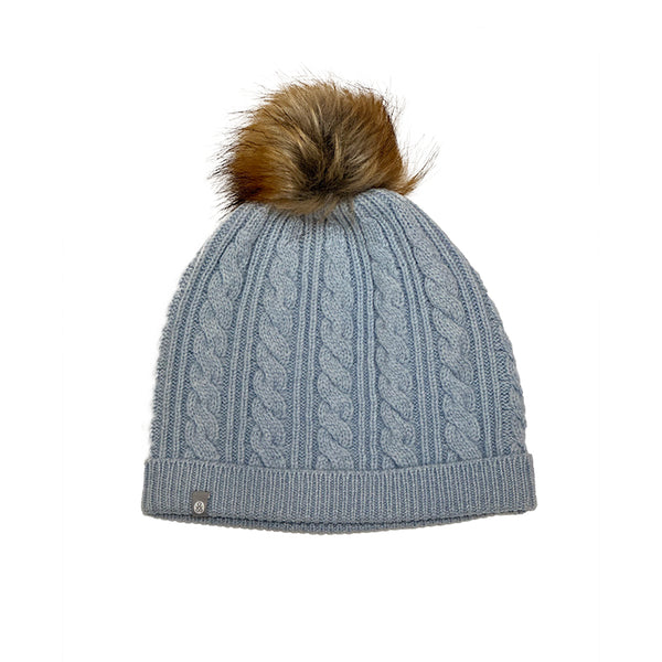 Cashmere Pom Pom Hat