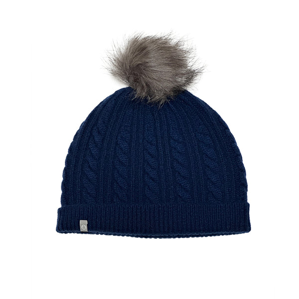 Cashmere Pom Pom Hat