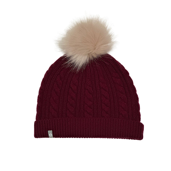 Cashmere Pom Pom Hat