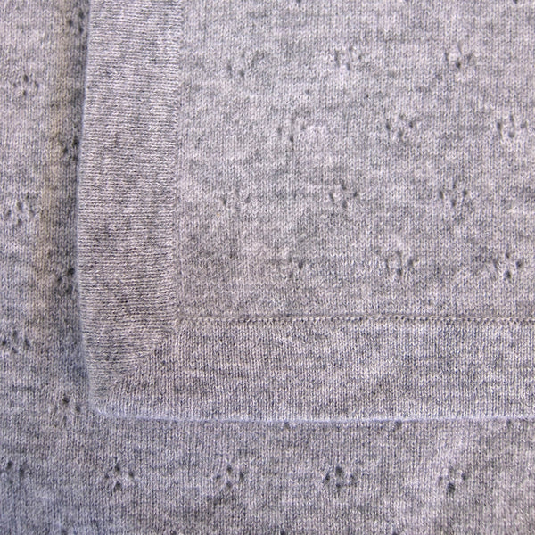 Pointelle Cashmere Blanket