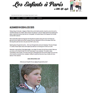 Les Enfants à Paris - Aster hoodie