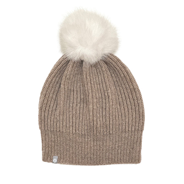 Cashmere Pom Pom Hat