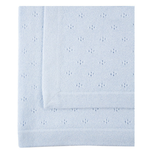 Pointelle Cashmere Blanket