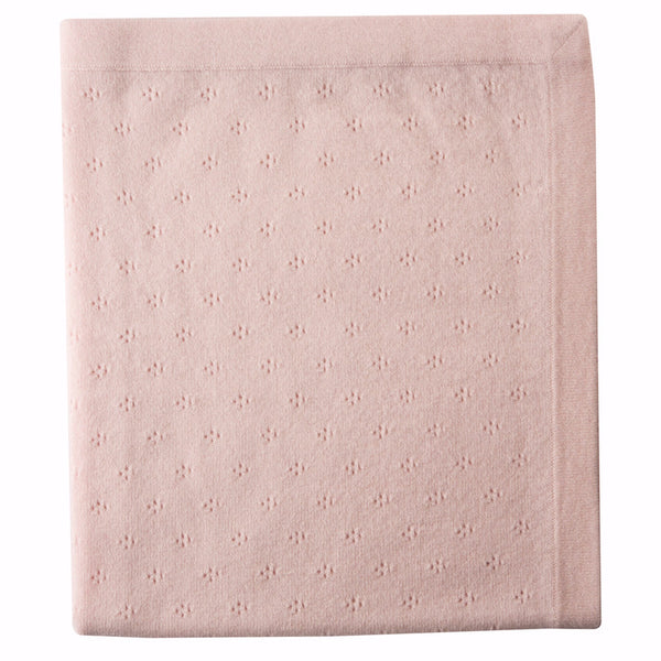 Pointelle Cashmere Blanket